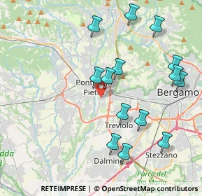 Mappa Via Puglia, 24035 Curno BG, Italia (4.225)