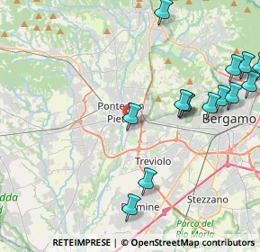 Mappa Via Puglia, 24035 Curno BG, Italia (4.97571)
