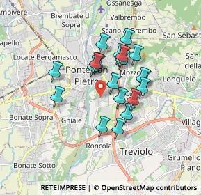 Mappa Via Puglia, 24035 Curno BG, Italia (1.371)