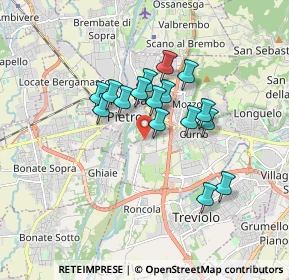 Mappa Via Puglia, 24035 Curno BG, Italia (1.32188)