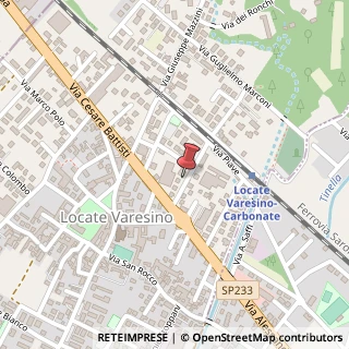 Mappa Via Alessandro Volta, 7, 22070 Locate Varesino, Como (Lombardia)