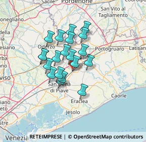 Mappa Via Martiri delle Foibe, 30022 Ceggia VE, Italia (9.82)
