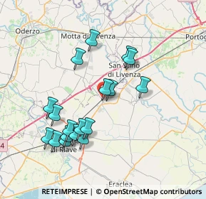 Mappa Via Martiri delle Foibe, 30022 Ceggia VE, Italia (7.25)