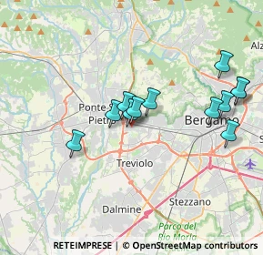 Mappa Via Terzi di Sant'Agata, 24035 Curno BG, Italia (3.43083)