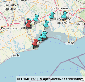 Mappa Via Carnia, 33054 Lignano Sabbiadoro UD, Italia (10.38353)