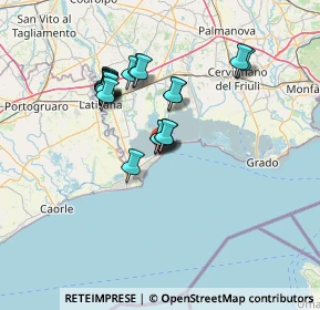 Mappa Via Carnia, 33054 Lignano Sabbiadoro UD, Italia (11.4395)