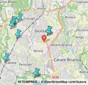 Mappa Centro Comm. Carrefour, 20833 Giussano MB, Italia (3.01462)