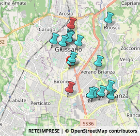 Mappa Centro Commerciale Gran, 20833 Giussano MB, Italia (1.63353)