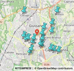 Mappa Centro Comm. Carrefour, 20833 Giussano MB, Italia (1.65368)