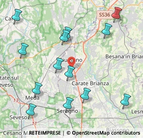 Mappa Centro commerciale Gran Giussano a, 20833 Giussano MB, Italia (4.76538)