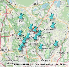 Mappa Centro commerciale Gran Giussano a, 20833 Giussano MB, Italia (6.625)