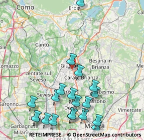 Mappa Centro Comm. Carrefour, 20833 Giussano MB, Italia (10.211)