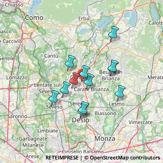 Mappa Centro Comm. Carrefour, 20833 Giussano MB, Italia (5.715)