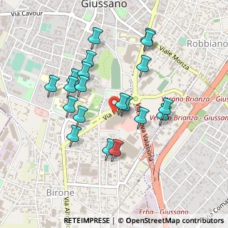 Mappa Centro Comm. Carrefour, 20833 Giussano MB, Italia (0.4345)