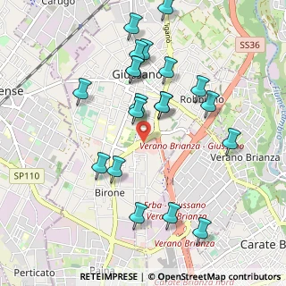 Mappa Centro Comm. Carrefour, 20833 Giussano MB, Italia (1.0115)