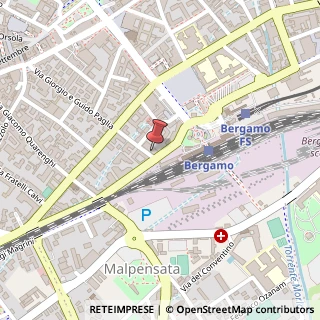 Mappa Via Giorgio e Guido Paglia, 40, 24122 Bergamo, Bergamo (Lombardia)