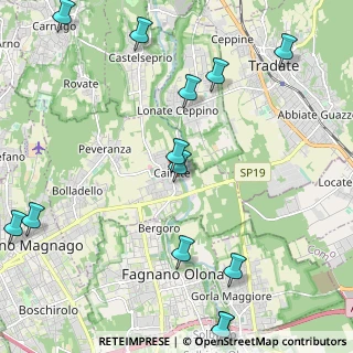 Mappa Via XX Settembre, 21050 Cairate VA, Italia (2.87308)