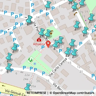 Mappa Via Pietro Ronzoni, 24128 Bergamo BG, Italia (0.09318)