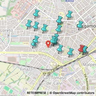 Mappa Via Pietro Ronzoni, 24128 Bergamo BG, Italia (0.468)