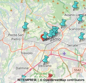 Mappa Via Wolfang Goethe, 24128 Bergamo BG, Italia (4.38923)