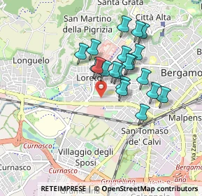 Mappa Via Wolfang Goethe, 24128 Bergamo BG, Italia (0.708)