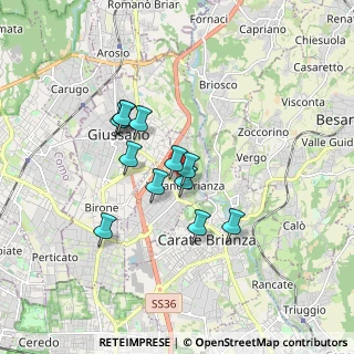 Mappa Via San Carlo, 20843 Verano Brianza MB (1.33333)