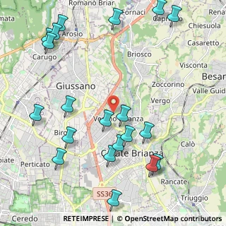 Mappa Via San Carlo, 20843 Verano Brianza MB (2.6215)