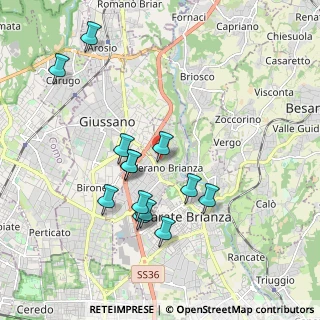 Mappa Via San Carlo, 20843 Verano Brianza MB (1.83231)