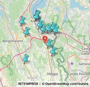 Mappa 28040 Borgo Ticino NO, Italia (6.20923)
