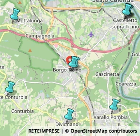 Mappa 28040 Borgo Ticino NO, Italia (3.425)