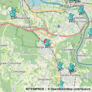 Mappa 28040 Borgo Ticino NO, Italia (3.5675)