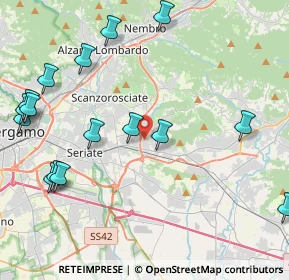 Mappa Via Spallanzani, 24061 Albano Sant'Alessandro BG, Italia (5.40647)