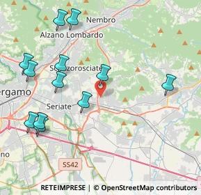 Mappa Via Spallanzani, 24061 Albano Sant'Alessandro BG, Italia (4.68)