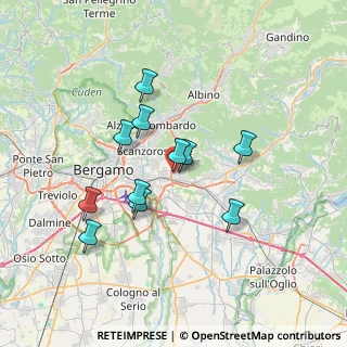 Mappa Via Spallanzani, 24061 Albano Sant'Alessandro BG, Italia (6.07182)