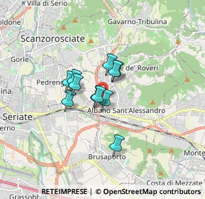 Mappa Via Spallanzani, 24061 Albano Sant'Alessandro BG, Italia (1.01545)