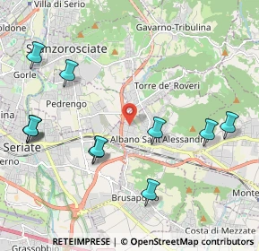 Mappa Via Spallanzani, 24061 Albano Sant'Alessandro BG, Italia (2.41455)