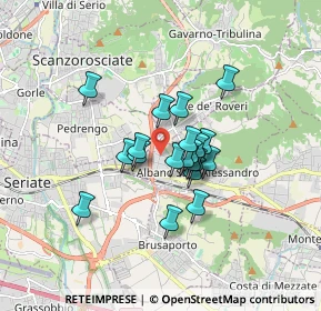 Mappa Via Spallanzani, 24061 Albano Sant'Alessandro BG, Italia (1.15)