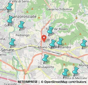 Mappa Via Spallanzani, 24061 Albano Sant'Alessandro BG, Italia (2.60091)