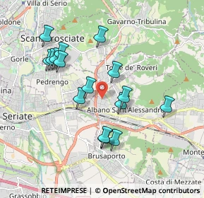 Mappa Via Spallanzani, 24061 Albano Sant'Alessandro BG, Italia (1.74688)