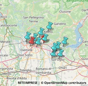 Mappa Via Spallanzani, 24061 Albano Sant'Alessandro BG, Italia (9.2125)