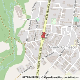 Mappa Via Guglielmo Marconi, 33, 22070 Limido Comasco, Como (Lombardia)