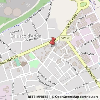 Mappa Via San Rocco, 283, 24033 Calusco d'Adda, Bergamo (Lombardia)