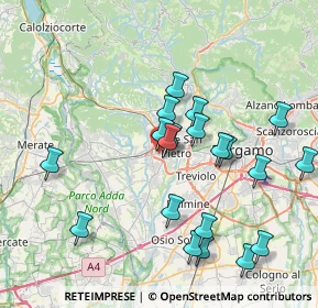 Mappa Via Danubio, 24030 Presezzo BG, Italia (7.746)