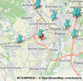 Mappa Via Danubio, 24030 Presezzo BG, Italia (3.0275)