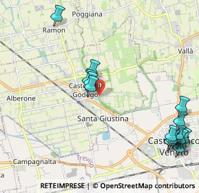 Mappa 31033 Castello di Godego TV, Italia (2.74063)