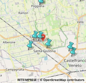 Mappa 31033 Castello di Godego TV, Italia (2.72)