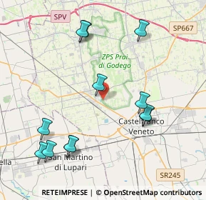 Mappa 31033 Castello di Godego TV, Italia (4.49)