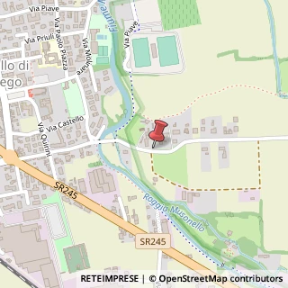 Mappa Via San Pietro, 29, 31030 Castello di Godego, Treviso (Veneto)