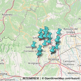Mappa Via Giovanni Pascoli, 36030 San Vito di Leguzzano VI, Italia (9.5685)