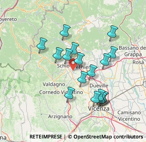 Mappa Via Giovanni Pascoli, 36015 Schio VI, Italia (12.85706)
